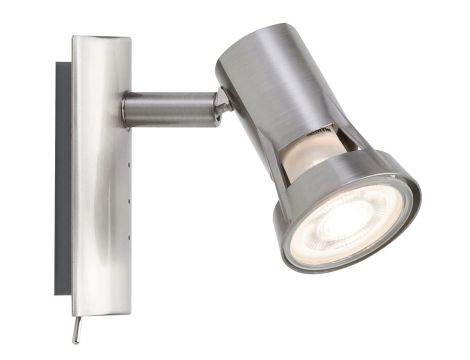 Oprawa ścienno-sufitowa TEJA GU10 max. 1x10W 230V nikiel satynowany /metal - 2