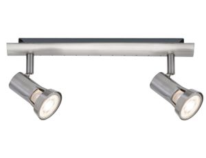 Oprawa ścienno-sufitowa TEJA GU10 max. 2x10W 230V nikiel satynowany /metal - image 2