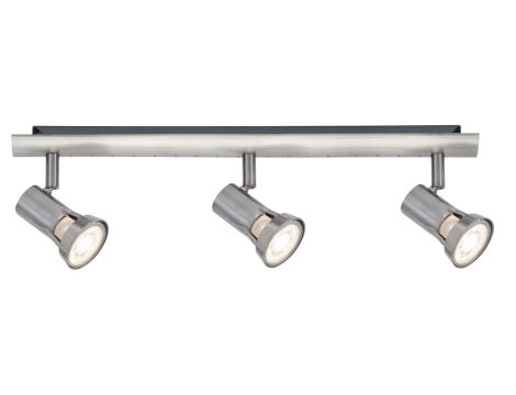 Oprawa ścienno-sufitowa TEJA GU10 max. 3x10W 230V nikiel satynowany /metal - 2