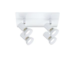 Oprawa ścienno-sufitowa TEJA GU10 max. 4x10W 230V biały / metal