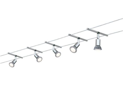 System linkowy Spice Salt max. 5x10W GU5,3 Chrom Matowy 230/12V 80VA Metal - 2