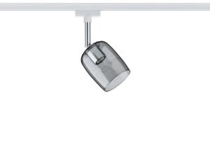 URail System Spot Blossom max. 1x10W G9 Biały/Szary przezro 230V Metal/Szkło