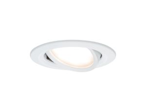 Zestaw Premium Coin Slim ściemniany LED 1x6,8W 2700K 230V 51mm Biały Mat/Aluminium
