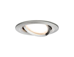 Zestaw Premium Coin Slim ściemniany LED 1x6,8W 2700K 230V 51mm Żelazo Szczotkowane/Aluminium