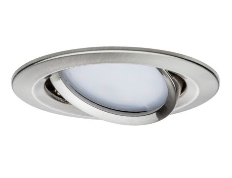 Zestaw Premium Coin Slim ściemniany LED 1x6,8W 2700K 230V 51mm Żelazo Szczotkowane/Aluminium - 2