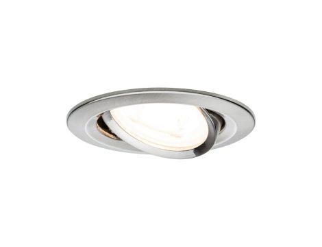 Oprawa do wbudowania NOVA COIN LED DIM wychylna GU10 max.35W 84mm 230V szczotkowane żelazo