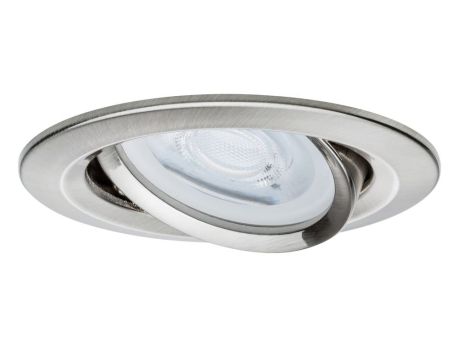 Oprawa do wbudowania NOVA COIN LED DIM wychylna GU10 max.35W 84mm 230V szczotkowane żelazo - 2