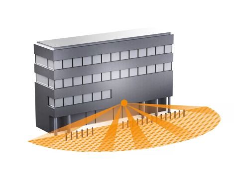 Czujnik ruchu i zmierzchu Steinel IS3180 COM1 natynkowy IP54 kwadrat biały - 2