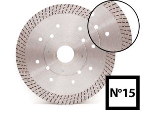 Tarcza diamentowa do płytek 180 x 25,4/22/10  ABRABORO N15 Turbo, profesjonalna