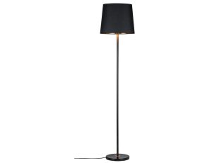 Lampa podłogowa ENJA E27 maks. 20W 230V czarny /miedź / marmur / metal / tkanina - image 2