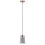 Lampa wisząca Neordic Stig max.1x20W E27 230V szary / miedziany mat / beton / metal - 3