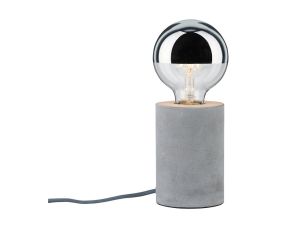 Lampa stołowa Neordic Mik okrągła max.1x20W E27 230V szary / beton