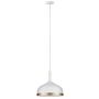 Lampa wisząca Neordic Embla max. 1x20W E27 230V biały / złoty / metal   - 2