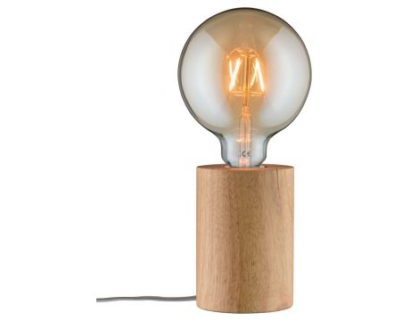 Lampa stołowa Neordic Talin max.1x20W E27 230V drewno / ręczne wykonanie