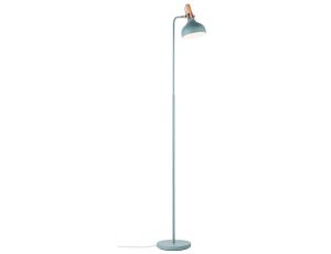 Lampa podłogowa Neordic Juna max. 1x20W E14 230V morska zieleń / miedź / drewno / metal - image 2