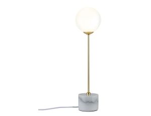 Lampa stołowa Neordic Moa max.1x10W G9 230V biały / złoty / marmur / metal - image 2