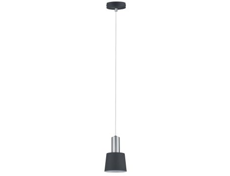 Lampa wisząca Neordic Haldar max. 1x20W E14 230V ciemno-szary / chrom / metal