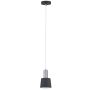 Lampa wisząca Neordic Haldar max. 1x20W E14 230V ciemno-szary / chrom / metal - 2