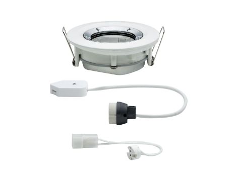 Oprawa do wbudowania NOVA COIN LED DIM wychylna okrągła GU10 max.35W 93mm IP65 230V biały mat / chrom - 2