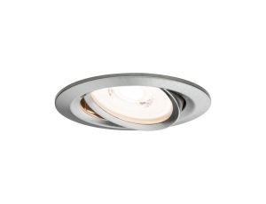 Premium Zestaw Oprawa wbudowana Coin ściemniany LED 3x6,8W 230V Żelazo Szczotkowane/Aluminium