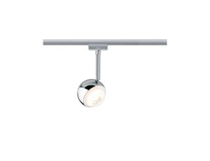 URail System LED Spot Capsule II 1x6W Chrom Mat 230V met/Tworzywo sztuczne