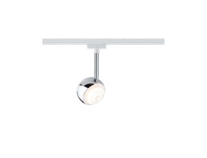 URail System LED Spot Capsule II 1x6W Biały/Chrom 230V Metal/Tworzywo sztuczne