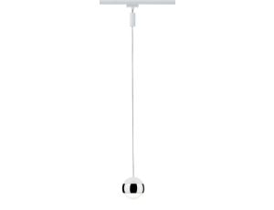 URail System Panel LED Capsule II 1x6W Biały/Chrom 230V Metal/Tworzywo sztuczne