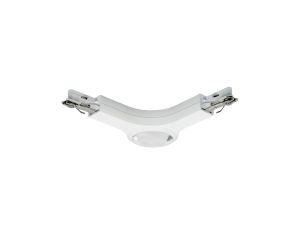 URail System LED Łącznik L 1x5,8W Biały 230V Metal ściemniany