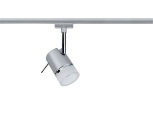 URail System Spot Pipe max. 1x10W GU10 Chrom Mat Chrom 230V Metal/Tworzywo sztuczne