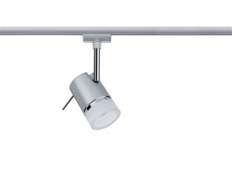 URail System Spot Pipe max. 1x10W GU10 Chrom Mat Chrom 230V Metal/Tworzywo sztuczne