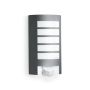 Oprawa elewacyjna z czujnikiem ruchu i zmierzchu STEINEL L12 S PIR max.60W E27 IP44 230V antracyt / aluminium - 2