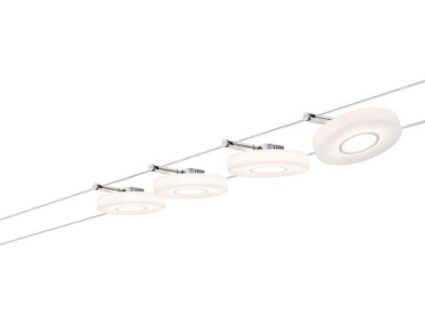 System linkowy BLE DiscLED I 4x4W Satynowy 230V/12VA DC 36VA regulacja temperatury