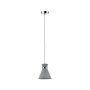 Lampa wisząca VERVE E27 max.20W IP44 230V szary / chrom / beton / metal - 3