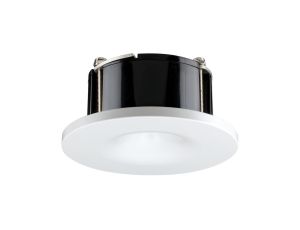 Wpuszczany adapter do lamp wiszących do średnicy montażowej 68mm i szerokości 92 mm  biały mat / metal / tworzywo sztuczne