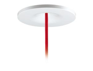 Wpuszczany adapter do lamp wiszących do średnicy montażowej 68mm i szerokości 92 mm  biały mat / metal / tworzywo sztuczne - image 2