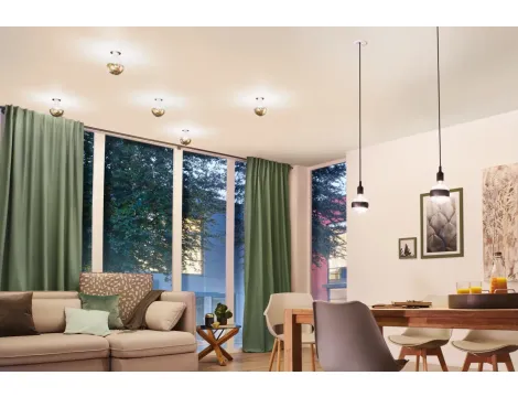 Wpuszczany adapter do lamp wiszących do średnicy montażowej 68mm i szerokości 92 mm  toczone aluminium / aluminium / tworzywo sztuzne - 3