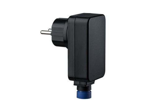 Transformator wtyczkowy Plug & Shine 230/24V DC 21W IP44 czarny / tworzywo sztuczne