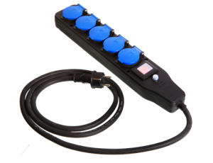 PRZEDŁUŻACZ NEOPREN 5 MB  5 GNIAZD