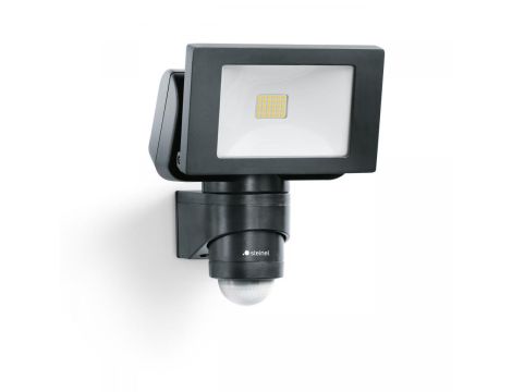 Naświetlacz z czujnikiem Steinel LS 150 S LED PIR 13,7W 4000K 1375lm IP44 IK03 230V czarny / aluminium