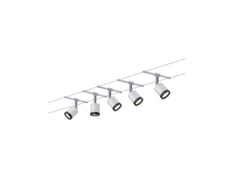 System linkowy TubeLED 5x4W Biały/Czarny/ Chrom 230/12V Tworzywo sztuczne