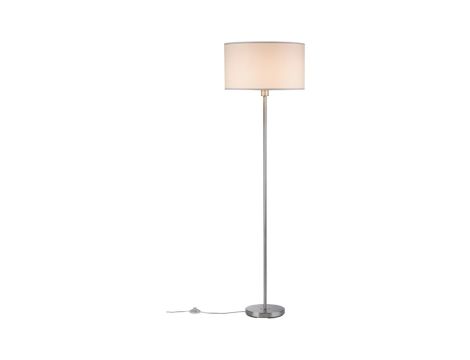 Lampa podłogowa TESSA E27 max.1x60W 1600mm 230V kremowy / szczotkowany metal/ tkanina - 2