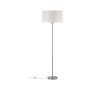 Lampa podłogowa TESSA E27 max.1x60W 1600mm 230V kremowy / szczotkowany metal/ tkanina - 2