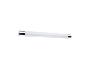 Oprawa ścienna ORGON LED nad lustro+gniazdo 10,5W 835lm 700mm 3000K IP44 230V chrom / biały metal