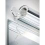 Oprawa ścienna ORGON LED nad lustro+gniazdo 10,5W 835lm 700mm 3000K IP44 230V chrom / biały metal - 3