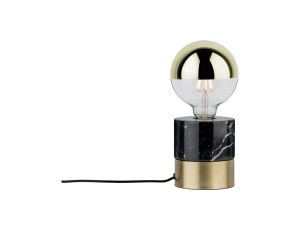 Lampa stołowa NeordicVala max.1x20W E27 230V mosiądz / czarny marmur