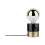 Lampa stołowa NeordicVala max.1x20W E27 230V mosiądz / czarny marmur - 2