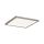 Plafoniera AREO LED DIM 11W 770lm 3000K 180x180mm IP44 230V satynowy nikiel / tworzywo sztuczne