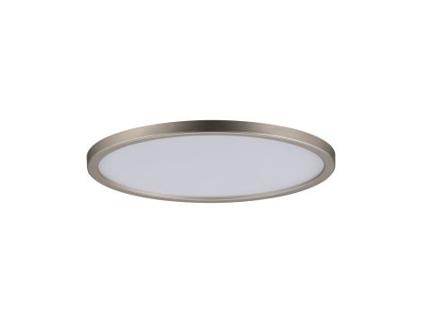 Plafoniera AREO LED 11W 770lm 3000K okrągła 180mm 230V biały satynowy nikiel / tworzywo sztuczne - 2