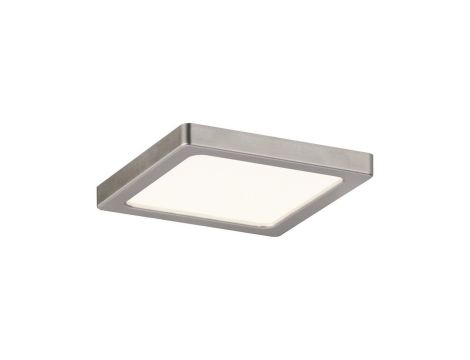 Plafoniera AREO LED 5W 390lm 3000K 80x80mm 230V satynowy nikiel / tworzywo sztuczne