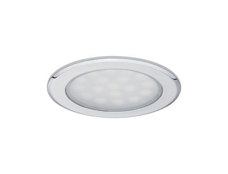 Oprawa meblowa wpuszczana punktowa LED 2x2.5W 2x180lm 65mm 3000K 230/12V chrom / aluminium / tworzywo sztuczne - 2